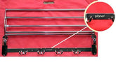 Planet Platinum Stainless Steel Folding Towel Rack for Bathroom (2 Feet Long) Towel Stand/Towel Hanger/Towel Holder/Bathroom Accessories for Home - Pack of (2)